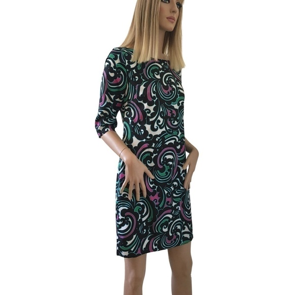 PRETTY Dress Enlarged Paisley Print Banana Republic - Picture 4 of 11